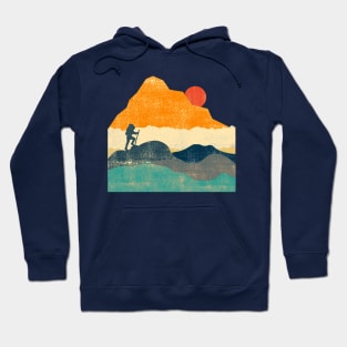 Hiking in the Mountains at Sunset Hoodie